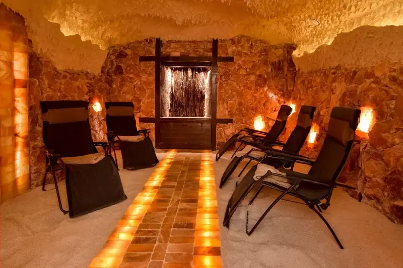 Salzgrotte Rostock Natursteinsalz Gradierwerk